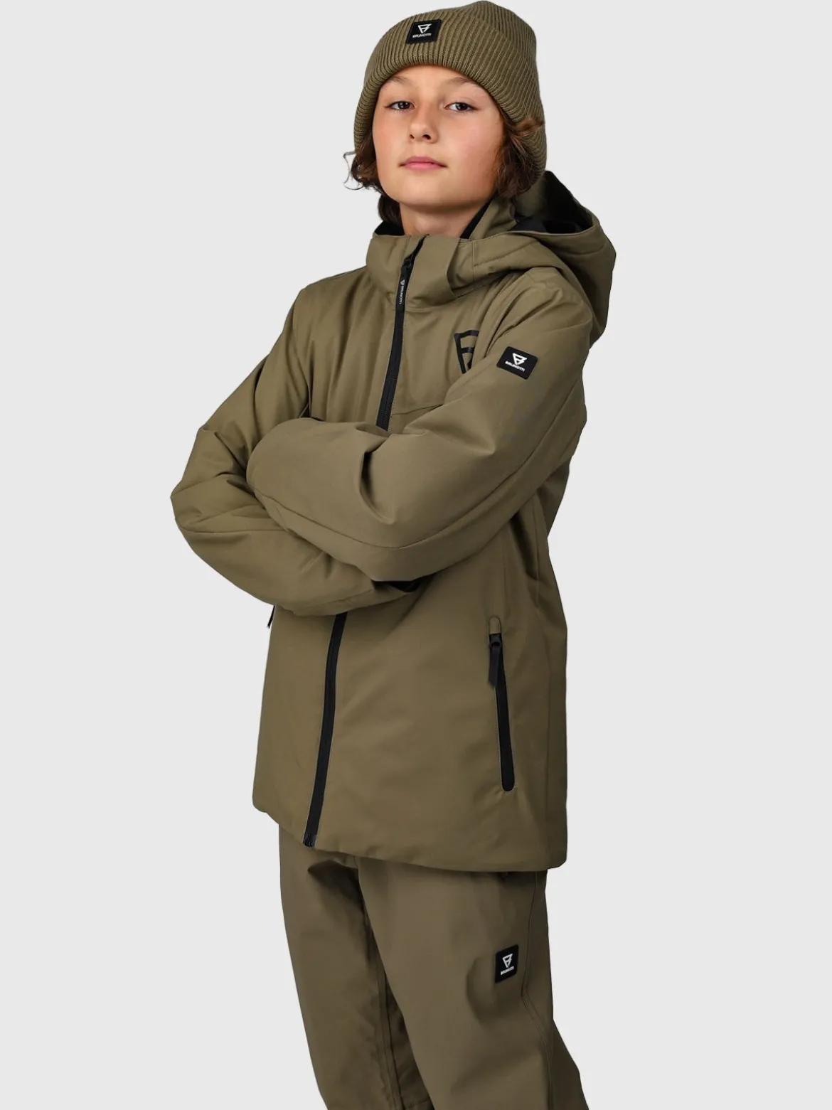 Navigaty Jongens Ski Jas | Dusky Green