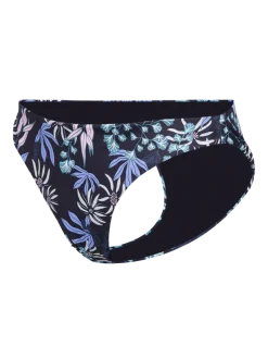 Nell-Print Dames Bikini Broekje | Zwart