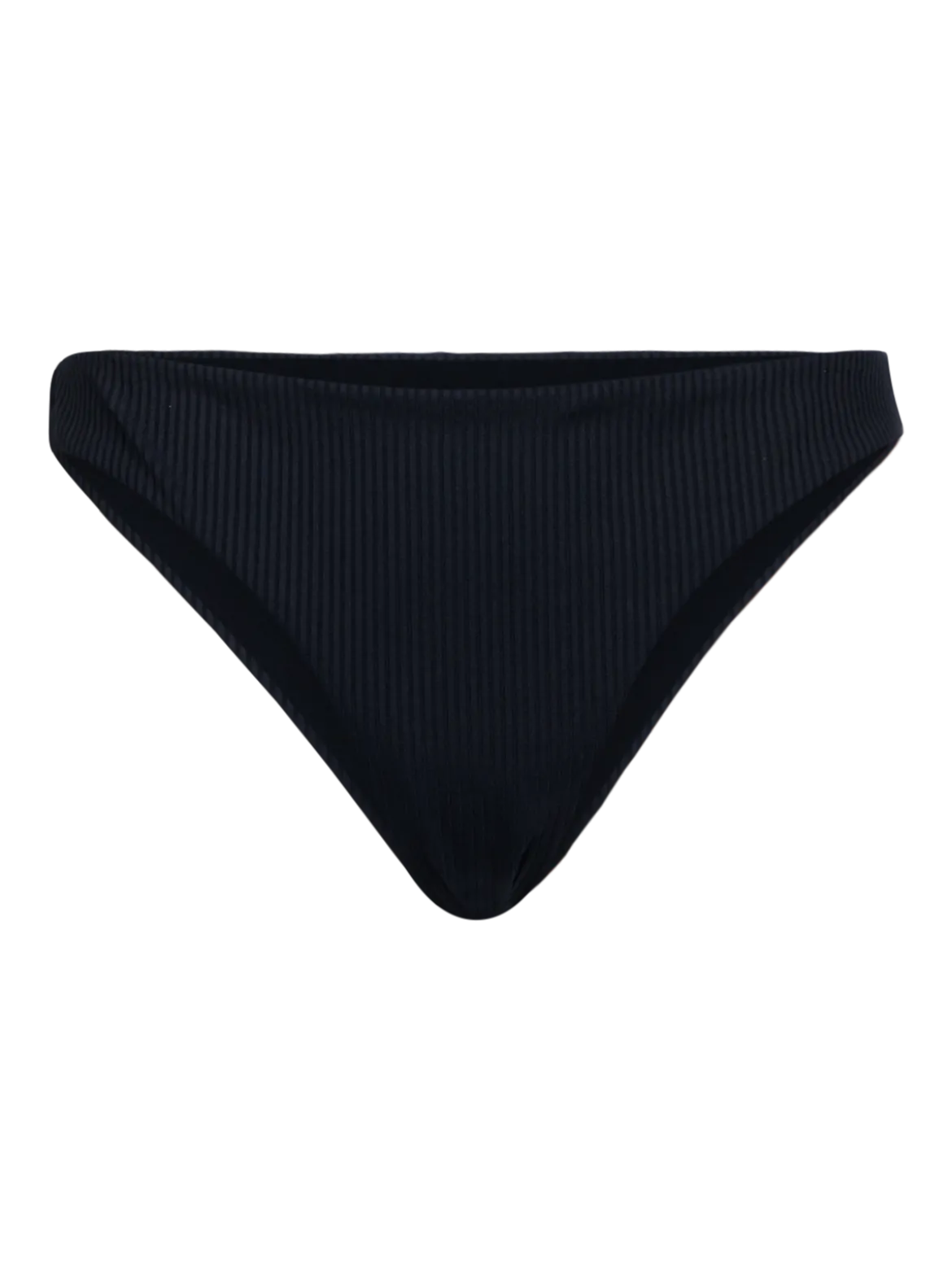 Nell-Rib Dames Bikini Broekje | Zwart