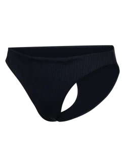 Nell-Rib Dames Bikini Broekje | Zwart