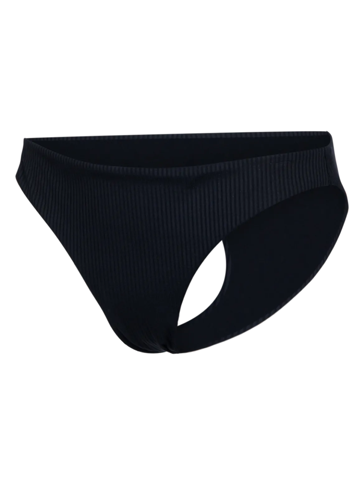 Nell-Rib Dames Bikini Broekje | Zwart