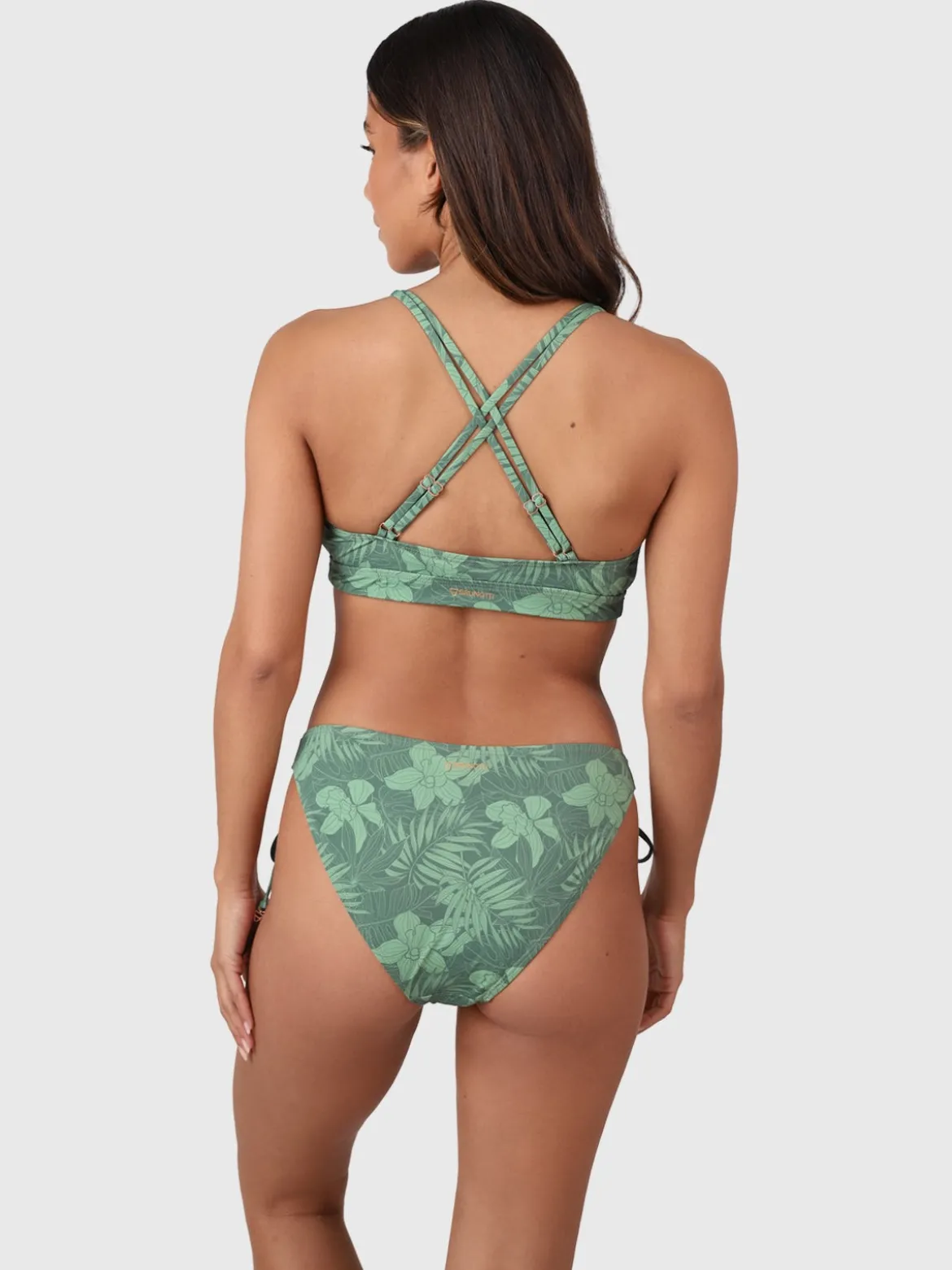 Nolestina-Leaf Dames Bikinibroekje | Juniper