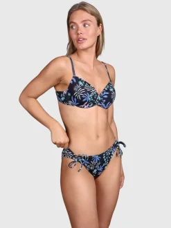 Nolestina-Print Dames Bikini Broekje | Zwart