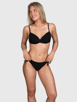 Nolestina-Rib Dames Bikini Broekje | Zwart