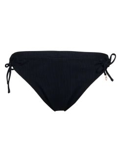 Nolestina-Rib Dames Bikini Broekje | Zwart