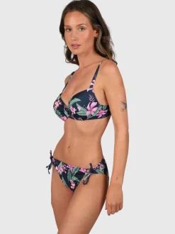 Nolestina-Tropicana Dames Bikinibroekje | Indigo Blue
