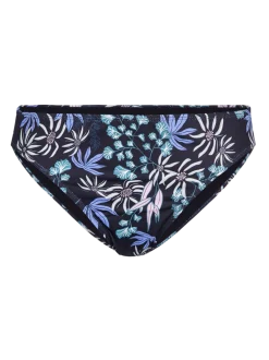 Nolina-Print Dames Bikini Broekje | Zwart