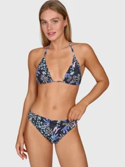 Nolina-Print Dames Bikini Broekje | Zwart