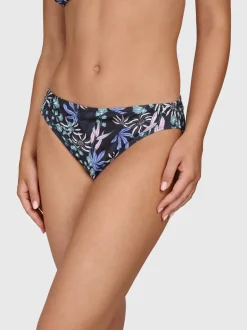 Nolina-Print Dames Bikini Broekje | Zwart
