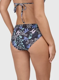 Nolina-Print Dames Bikini Broekje | Zwart