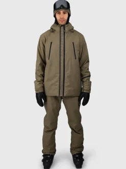 Norrow Heren Ski Jas | Dusky Green