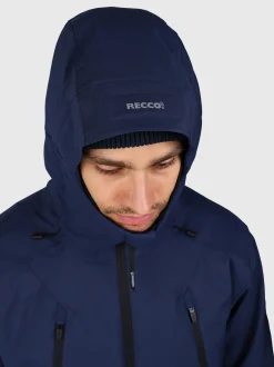Norrow Heren Ski Jas | Indigo Blue