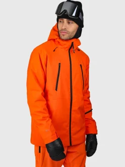 Norrow Heren Ski Jas | Punch Orange