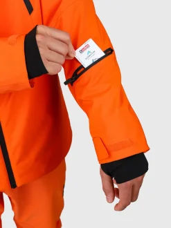 Norrow Heren Ski Jas | Punch Orange
