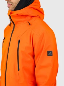 Norrow Heren Ski Jas | Punch Orange