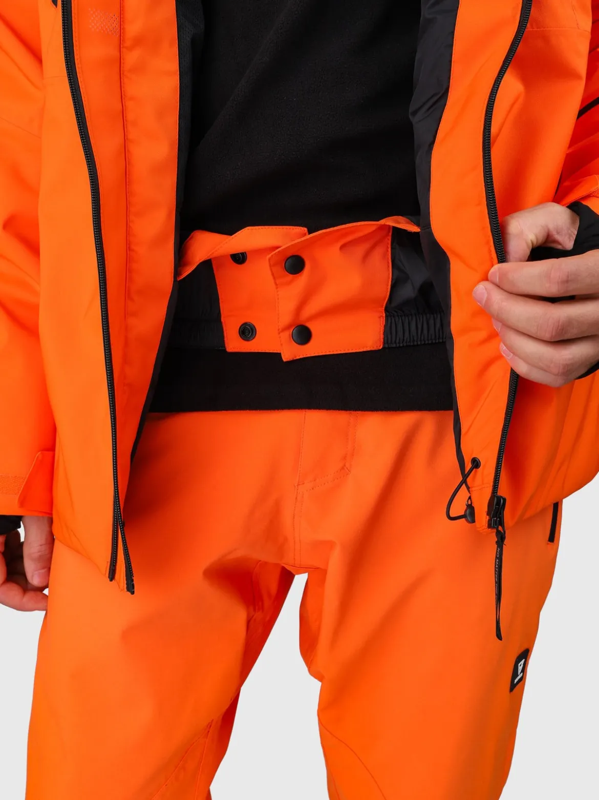 Norrow Heren Ski Jas | Punch Orange