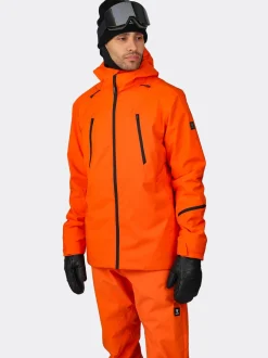 Norrow Heren Ski Jas | Punch Orange