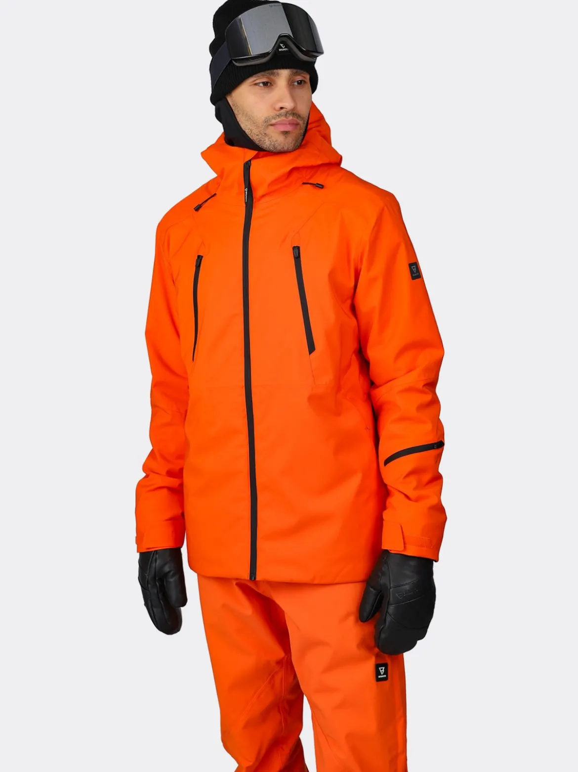 Norrow Heren Ski Jas | Punch Orange