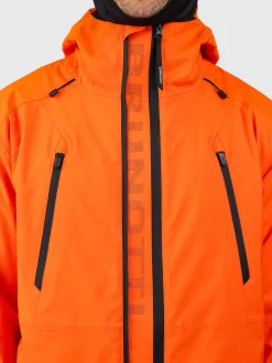 Norrow Heren Ski Jas | Punch Orange