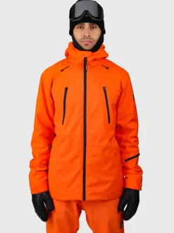 Norrow Heren Ski Jas | Punch Orange