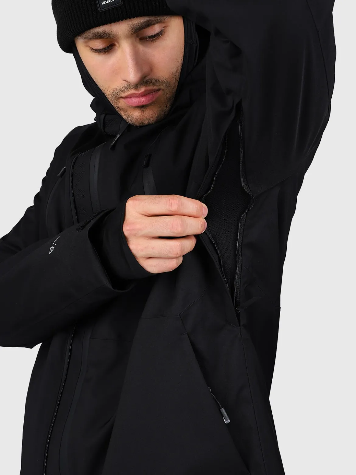 Norrow Heren Ski Jas | Zwart