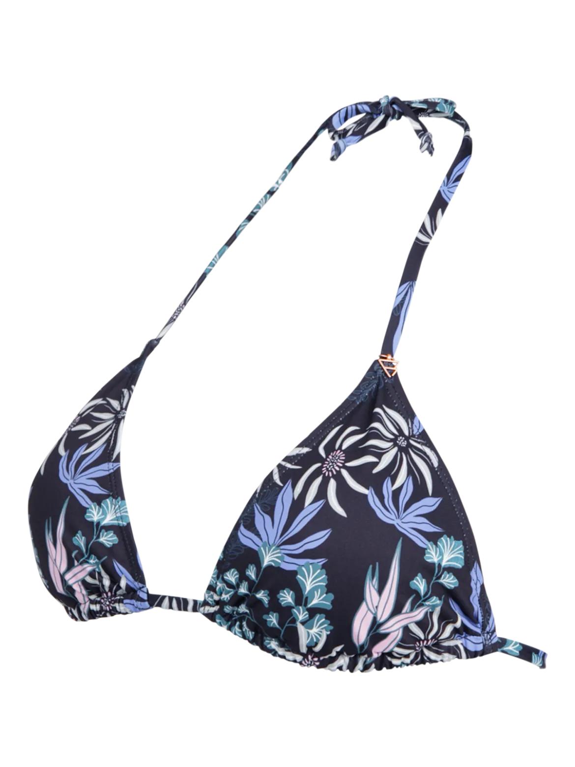 Novalee-Print Dames Bikini Top | Zwart