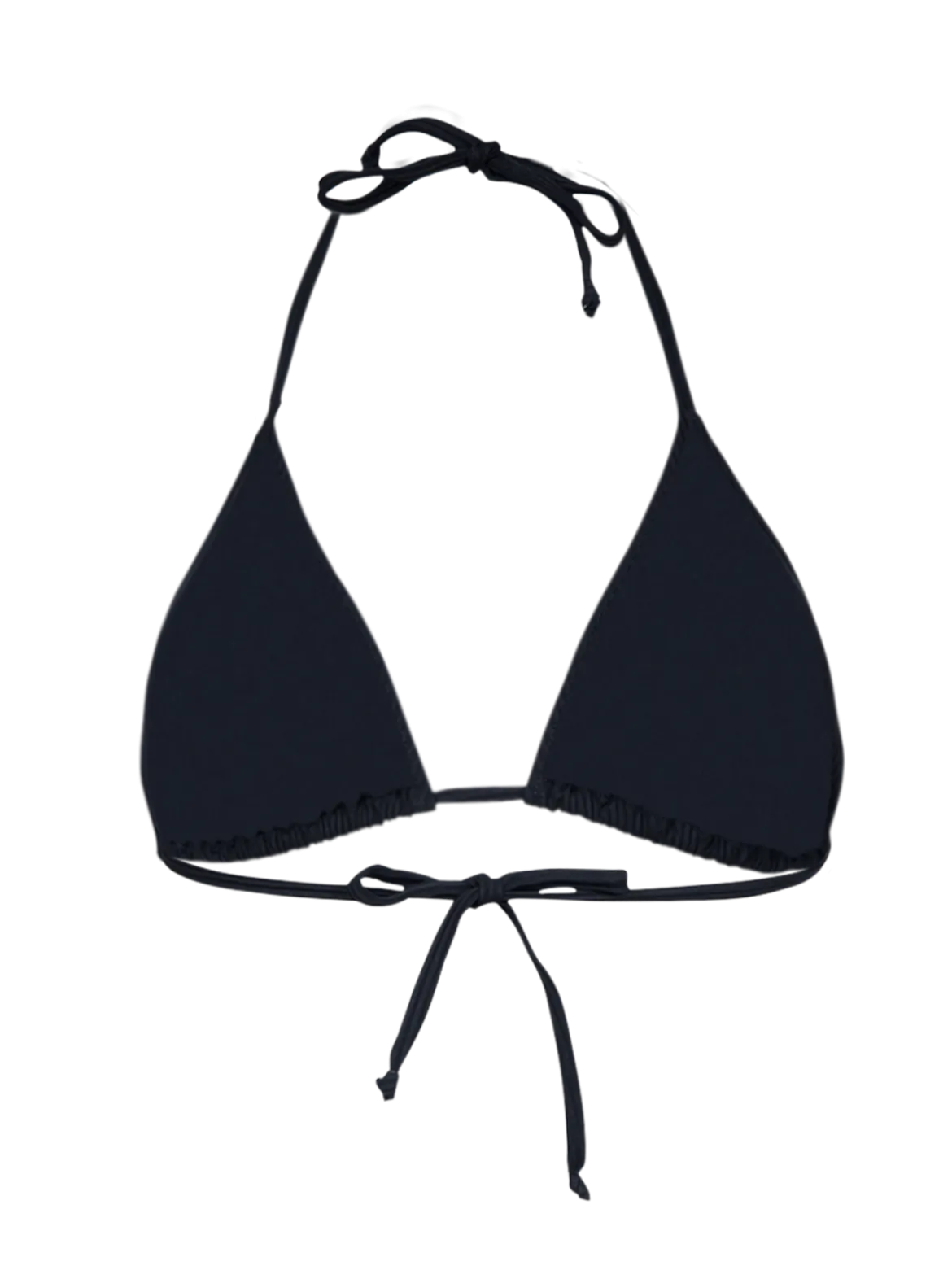 Novalee-Rib Dames Bikini Top | Zwart