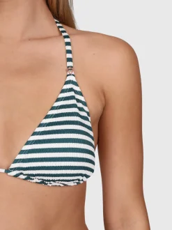 Novalee-Stripe Dames Bikini Top | Snow