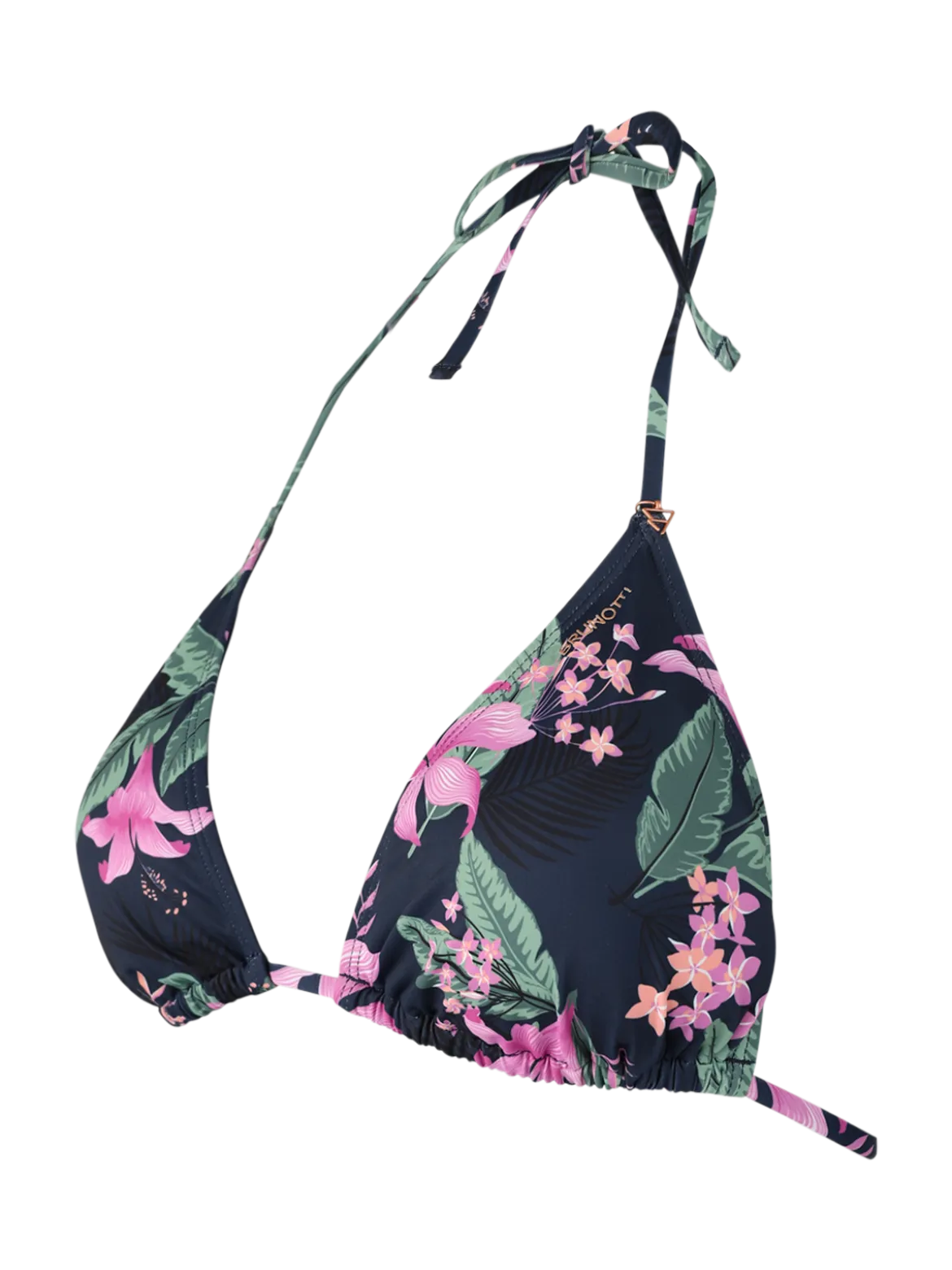 Novalee-Tropicana Dames Triangle Bikini Top | Indigo Blue