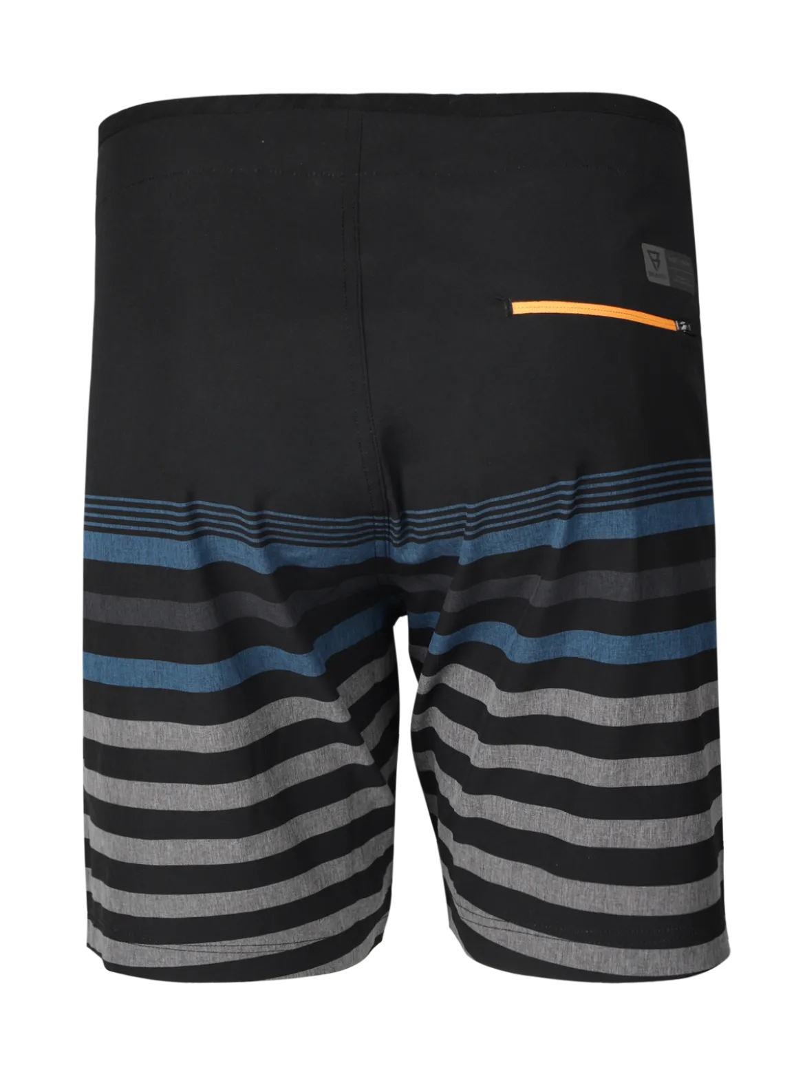 Paitor-Stripe Heren Boardshort | Zwart