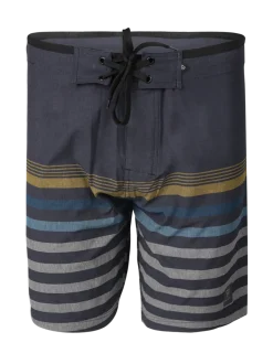 Paitor-Stripe Heren Boardshort | Blauw