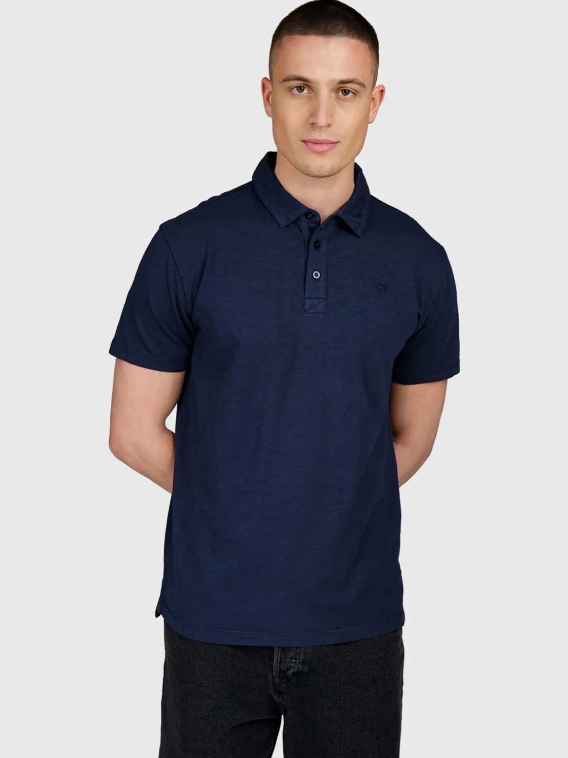 Palorai Heren Polo | Indigo Blue