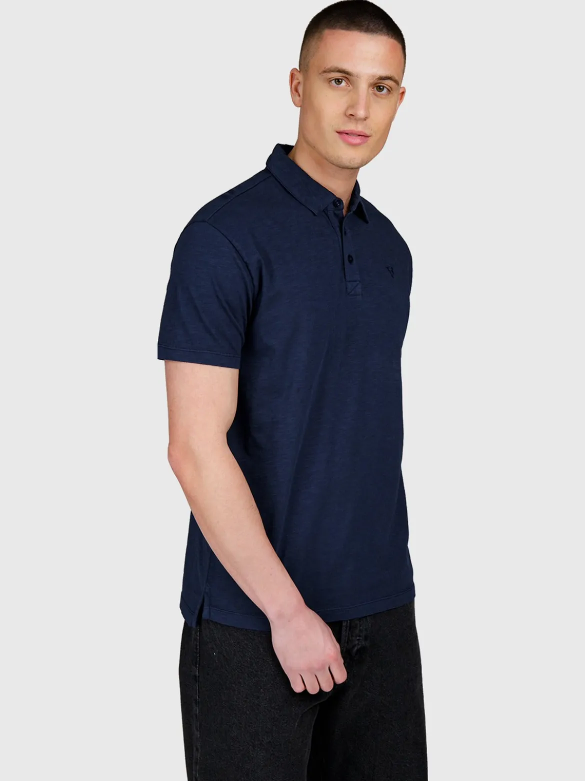 Palorai Heren Polo | Indigo Blue