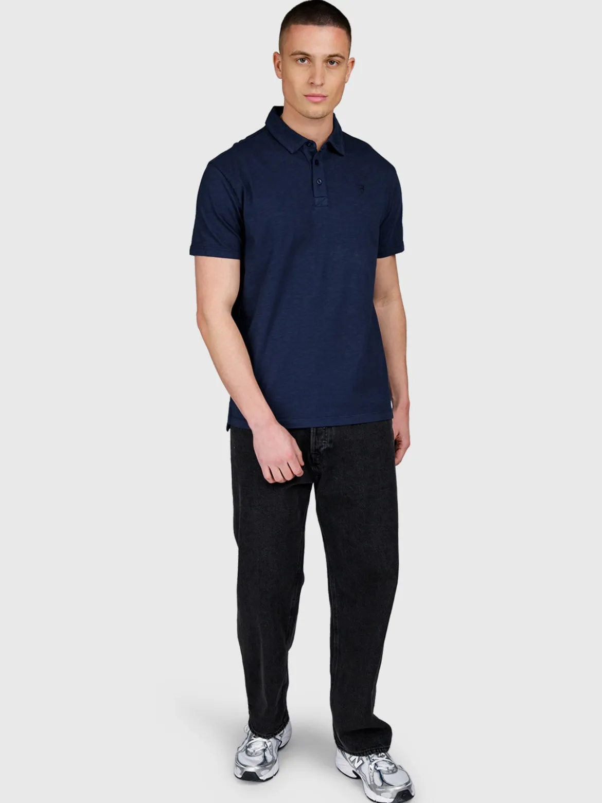 Palorai Heren Polo | Indigo Blue