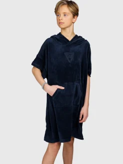 Ponchettoy Jongens Poncho | Indigo Blue