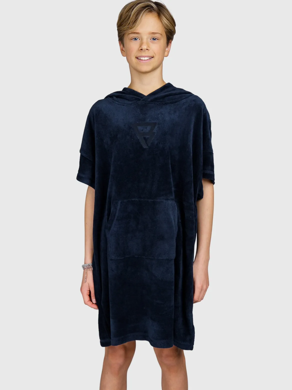 Ponchettoy Jongens Poncho | Indigo Blue