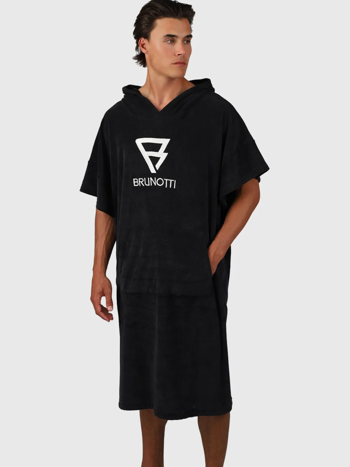 Poncho-Solid Poncho | Black