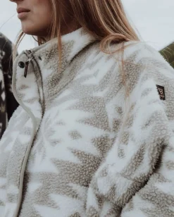 Powchou-Print Dames Fleece | Polar Fungi