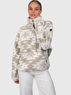 Powchou-Print Dames Fleece | Polar Fungi