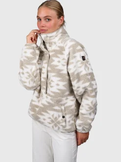 Powchou-Print Dames Fleece | Polar Fungi