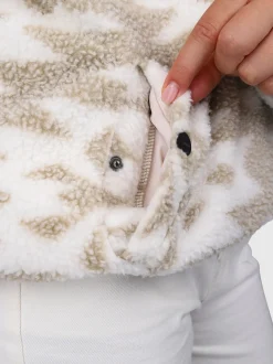Powchou-Print Dames Fleece | Polar Fungi