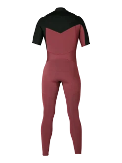 Radiance Shortarm 3/2mm Heren Wetsuit | Rood