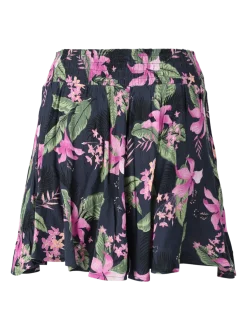 Raine-Tropicana Dames Skort | Indigo Blue