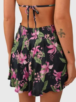 Raine-Tropicana Dames Skort | Indigo Blue