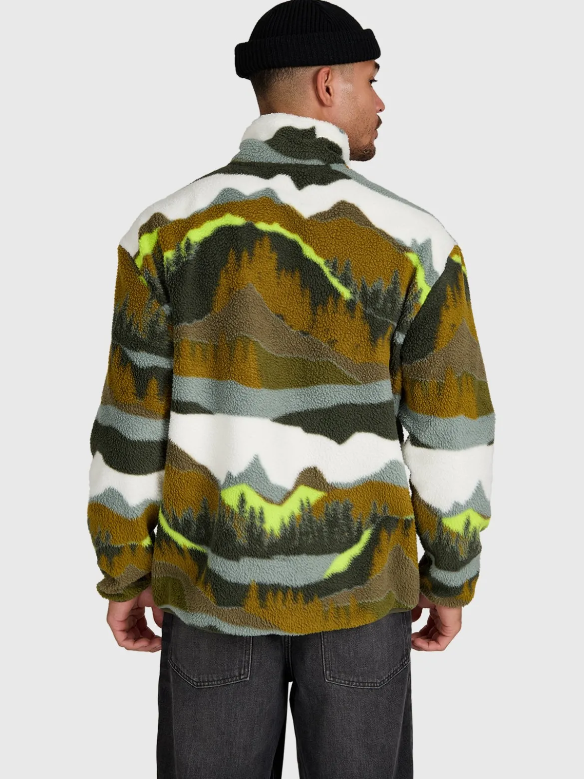 Reggio Men Urban Fleece | Dusky Green