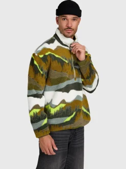 Reggio Men Urban Fleece | Dusky Green
