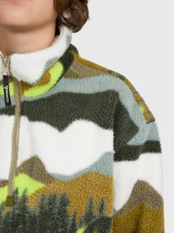 Reggios Boys Urban Fleece | Dusky Green
