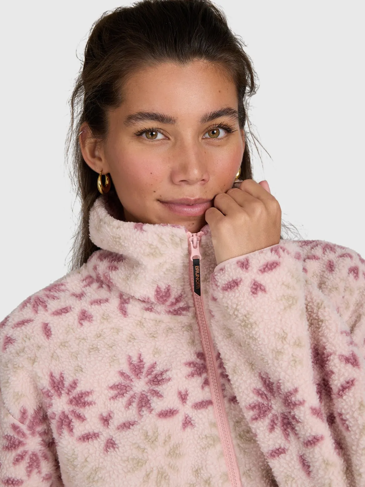 Rezan Women Urban Fleece | Sepia Rose