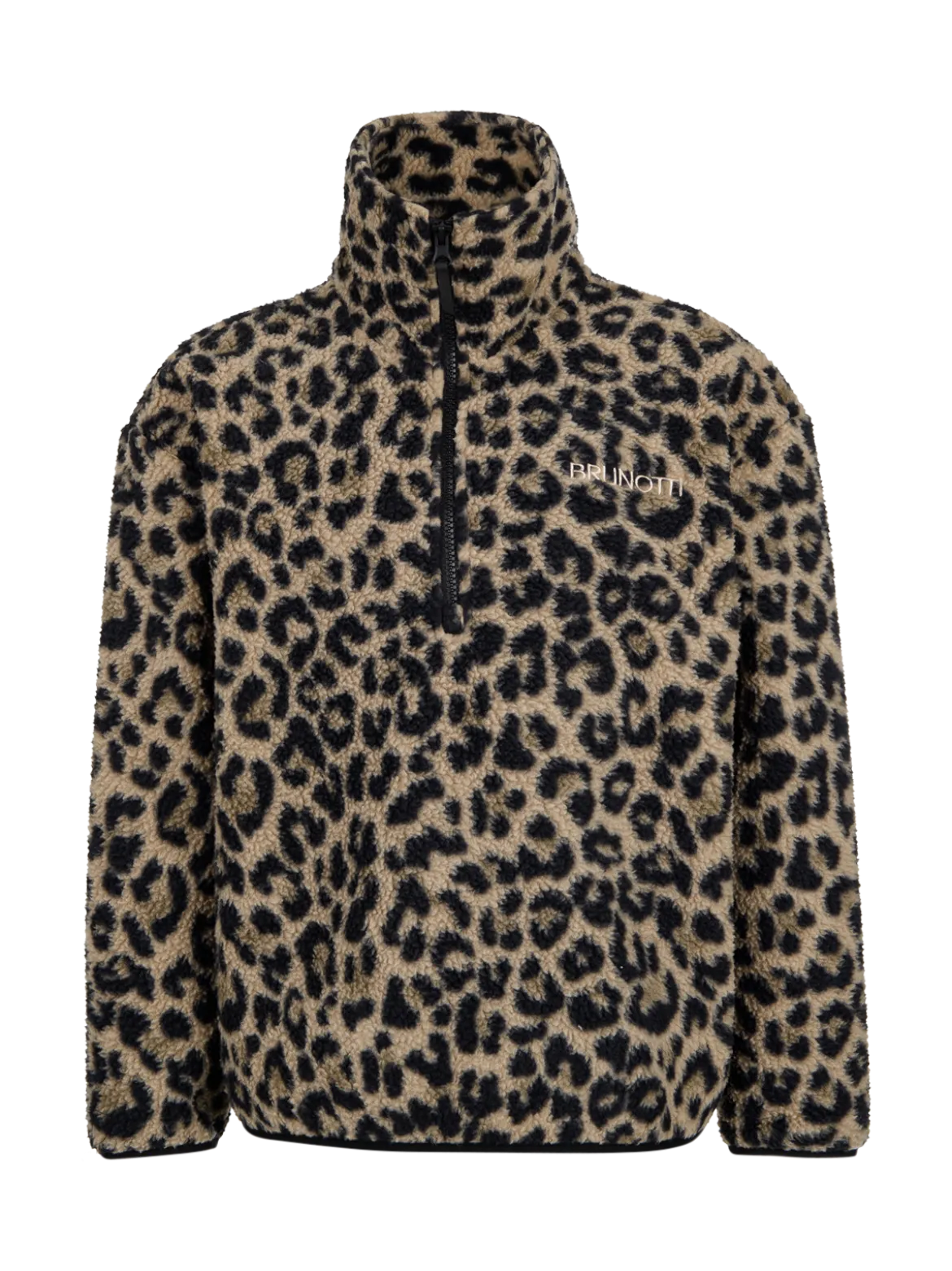 Rezany-Print Girls Snow Fleece | Black