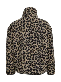Rezany-Print Girls Snow Fleece | Black